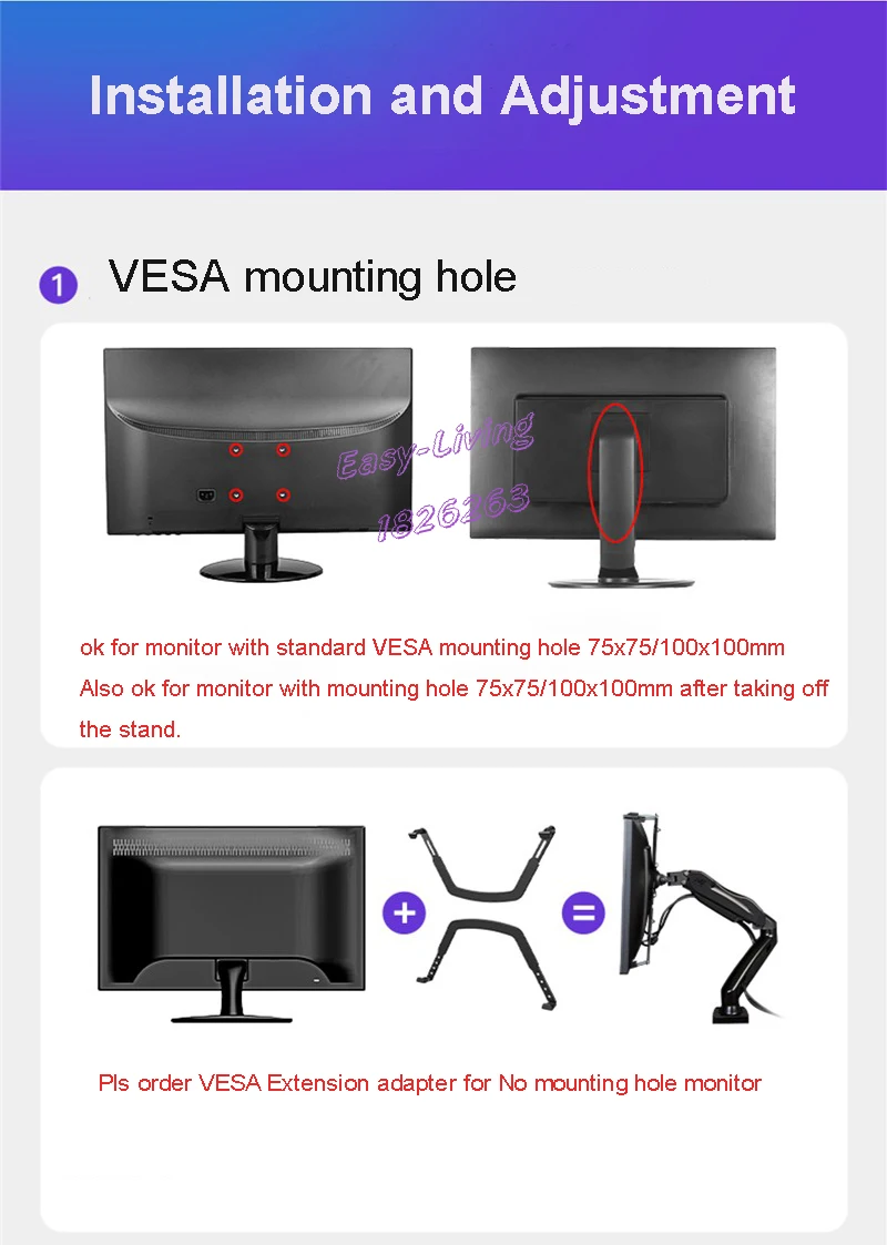 desktop para 13 a 27-Polegada telas lcd