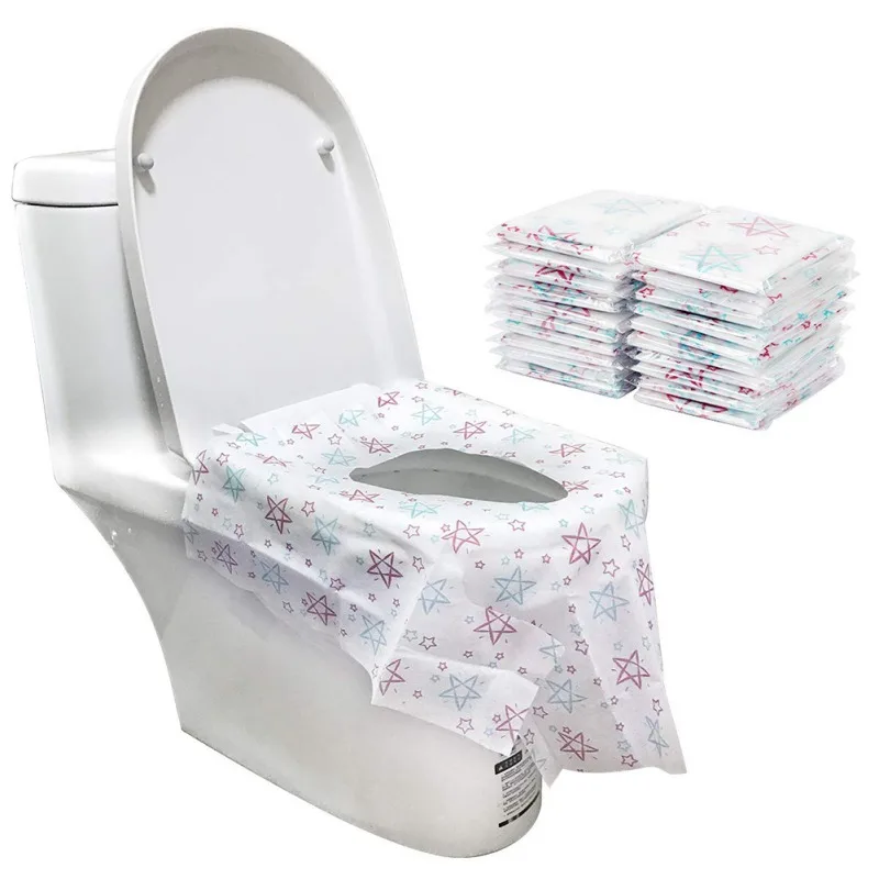 

10 Pack Large Size Potty Seat Cover Potty Protectors Disposable Toilet Seat Cover For Kids Potty Training Or Public Toilet