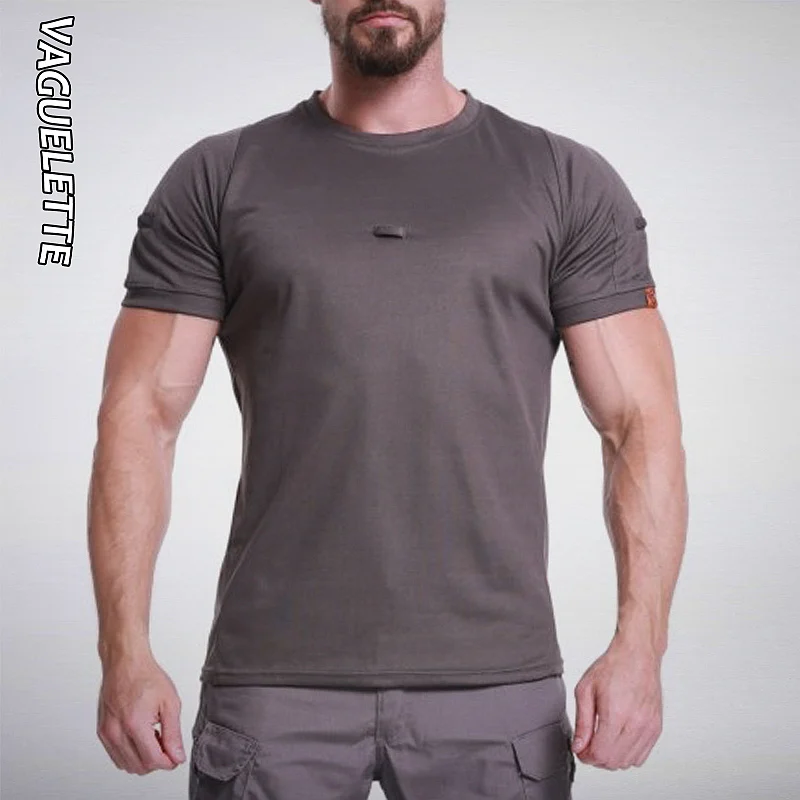 Vaguelette однотонные зеленые/серая футболка Homme облегающие скини Для мужчин Сжатие