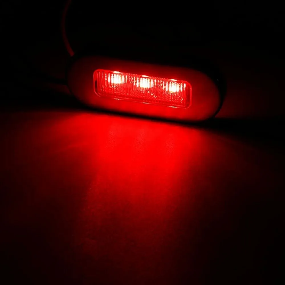 12V 3Led Car яхта Нержавеющая сталь морской навигации СИД светильник красный и зеленый сигнала Lichter военно-морской исходя из 2 шт