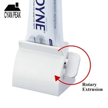 Acessórios do banheiro conjunto de rolamento creme dental squeezer tubo pasta dente squeezer dispensador creme dental criativo titular(China)