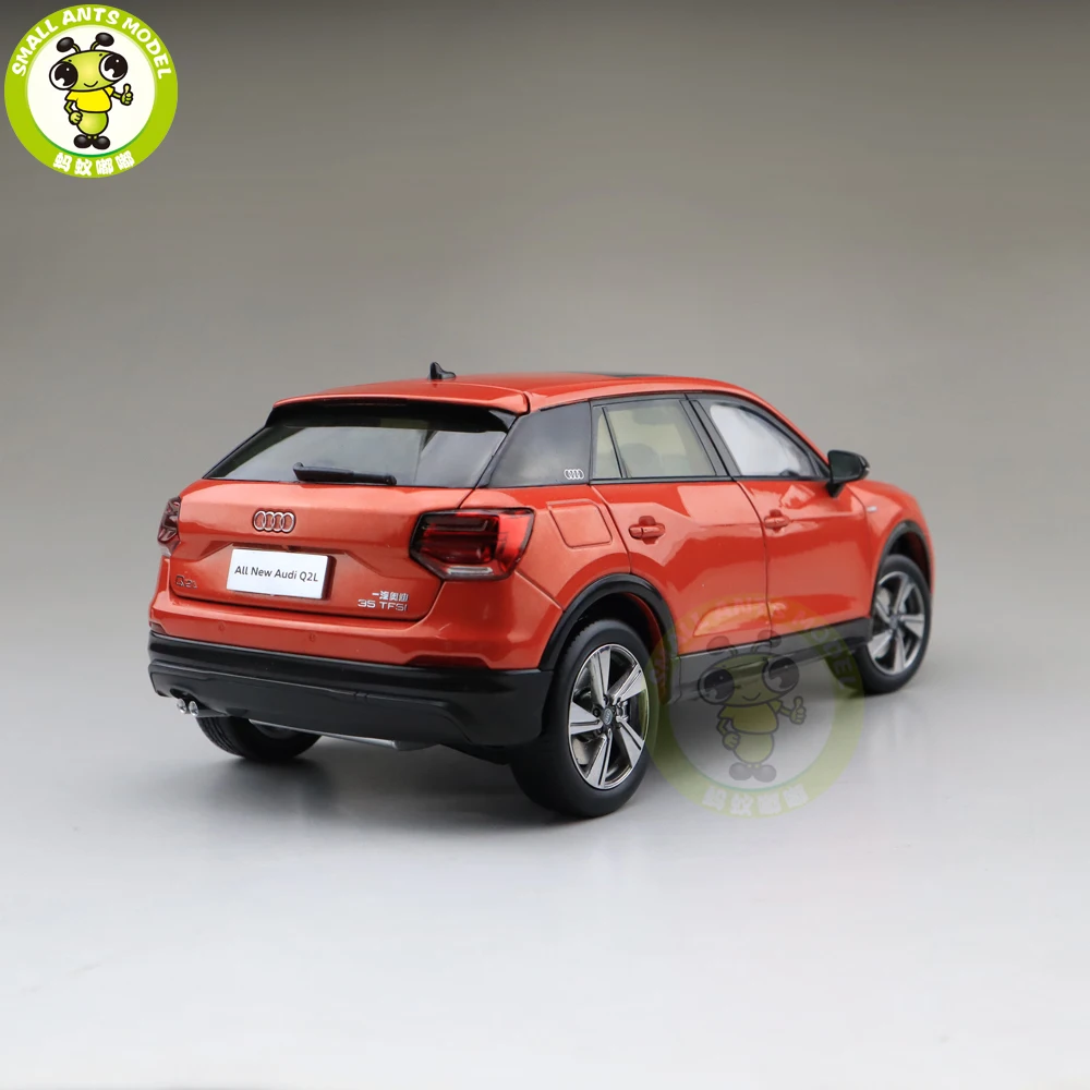 1/18 все новые Audi Q2 Q2L SUV литая модель металлический автомобиль внедорожник модель игрушки для девочек Дети мальчик подарочная коллекция оранжевый