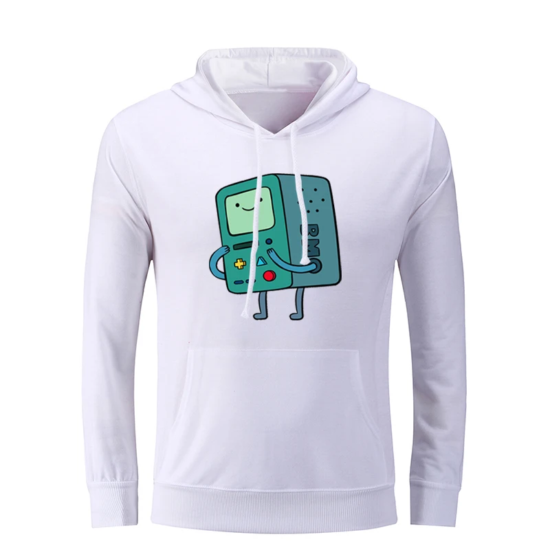 

Rabbit Crow ADVENTURE TIME FINN Cute Aladdin and the Magic Lamp Men Graphic Hoodie Sweatshirt Strings Hooded Pullover