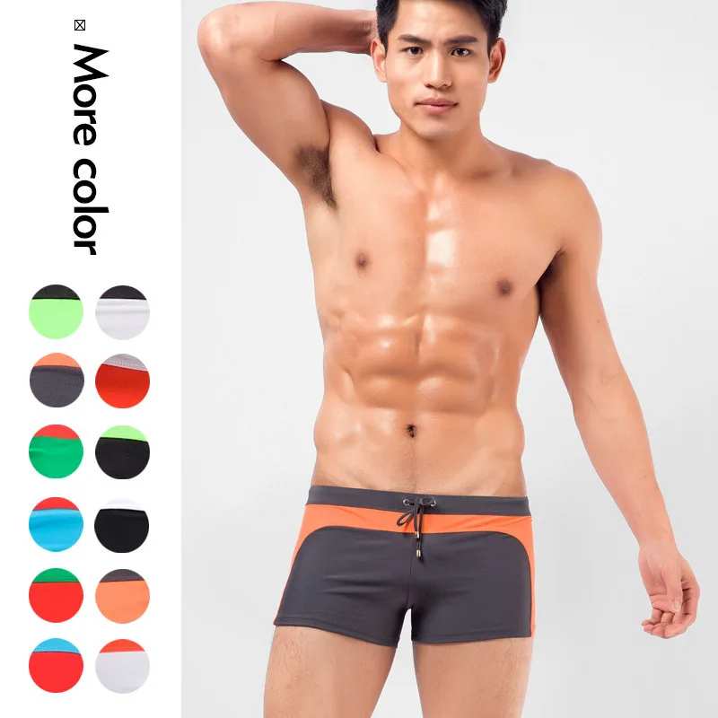 

Boxer Swim Pants Men \ 'S Fashion Contrast Nylon Swim Shor