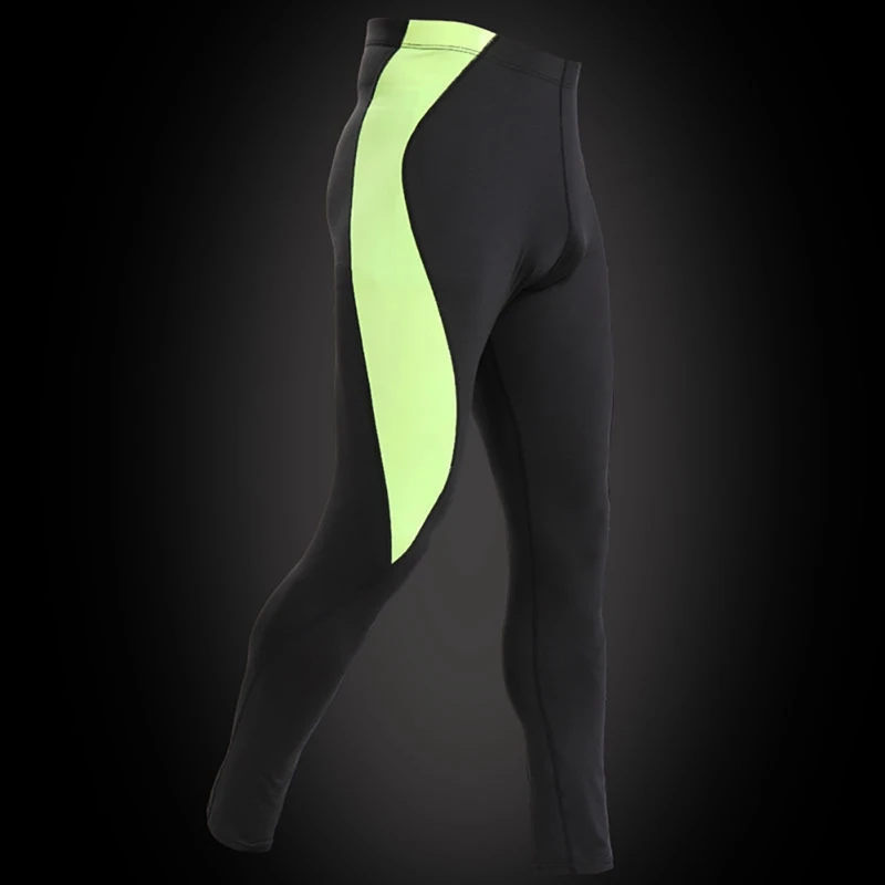 as the picture shows Compression Running Pants Tights Men Training Fitness Sports Legging Gym Jogging Trousers Male Sportswear Crossfit Yoga Bottom - Цвет: as the picture shows