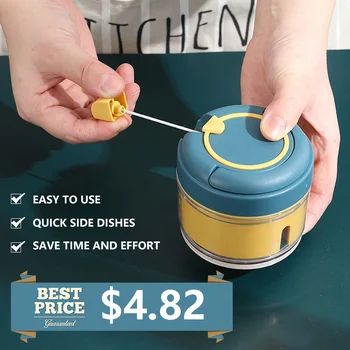 

Multifunctional Manual Garlic Chopper Meat Cutter Garlic Chopper Fruit And Vegetable Chopper Nordic Style Kitchen Accessories