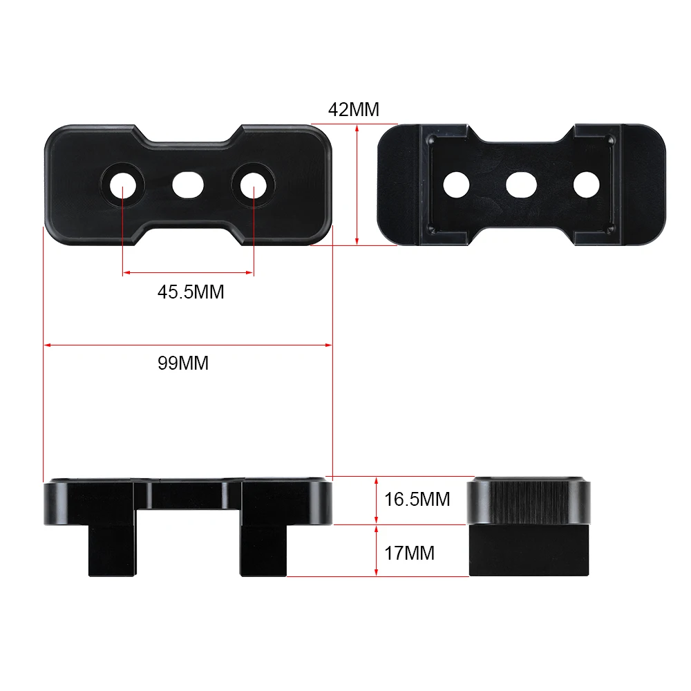 VR-Transmission Mount Insert Billet Aluminum FOR B8 Chassis Audi Models For S-Tronic/Manual VR-TMI01