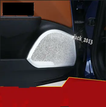 

Car modification Car accessoriesnner Inner Accessories Door Speaker Cover Frame Decor For Alfa Romeo Giulia 2017-2018