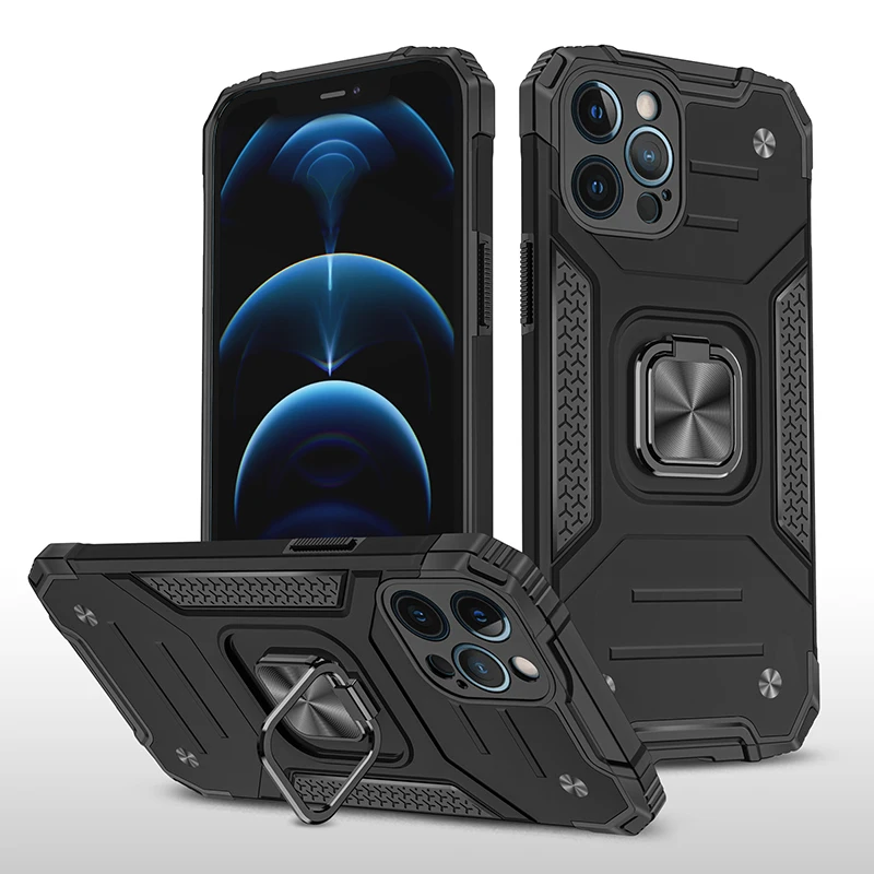 Противоударный чехол для iPhone X XS Max 6 7 8 6P 7P 8P 11 12 13 Pro автомобильный мини-держатель