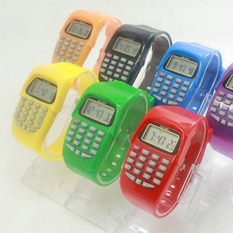 

Calculator Watch Students Exam for Table LED Students Electronic Watch Mathematics Exam Table Portable Computer Table