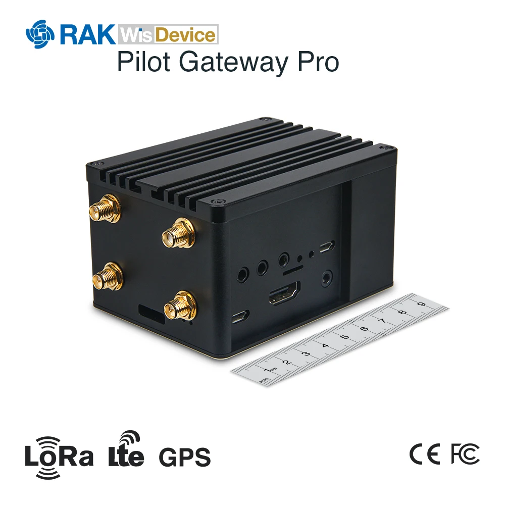 RAK7243 пилот шлюз Raspberry Pi3 конвертер плата LoRaWan шлюз модуль SX1301 gps Lora антенна с полным корпусом Q199