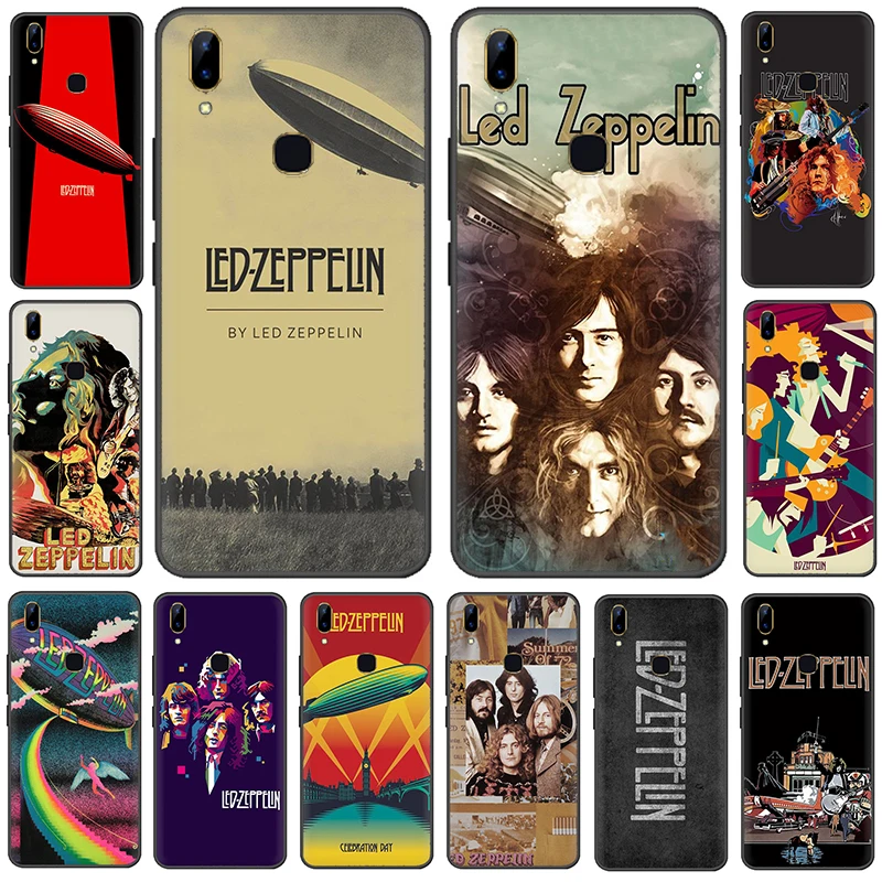 

Rock Band Led Zeppelin Silicone phone case for VIVO V15 V11 Pro V9 V7 V5 Y17 Y55s Y69 Y71 Y81s Y91C Y93 Y66 X9s