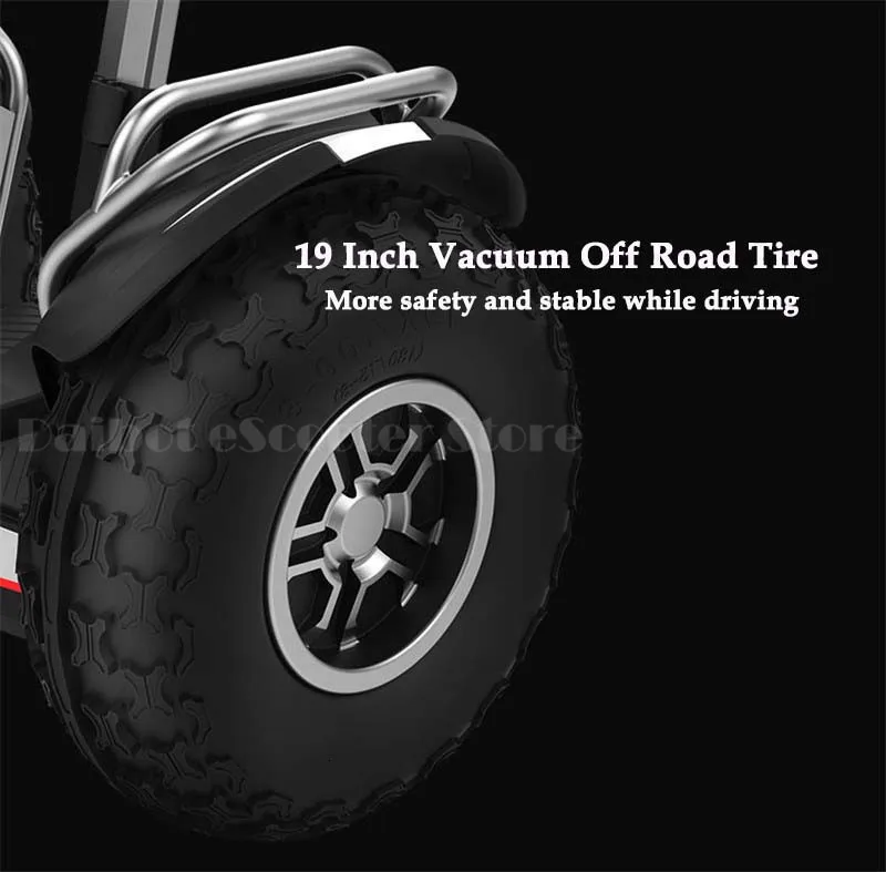 Daibot Off Road Electric Scooter Self Balancing Scooters Double System 1200W2 Adults Skateboard Hoverboard With BluetoothAPP   (26)