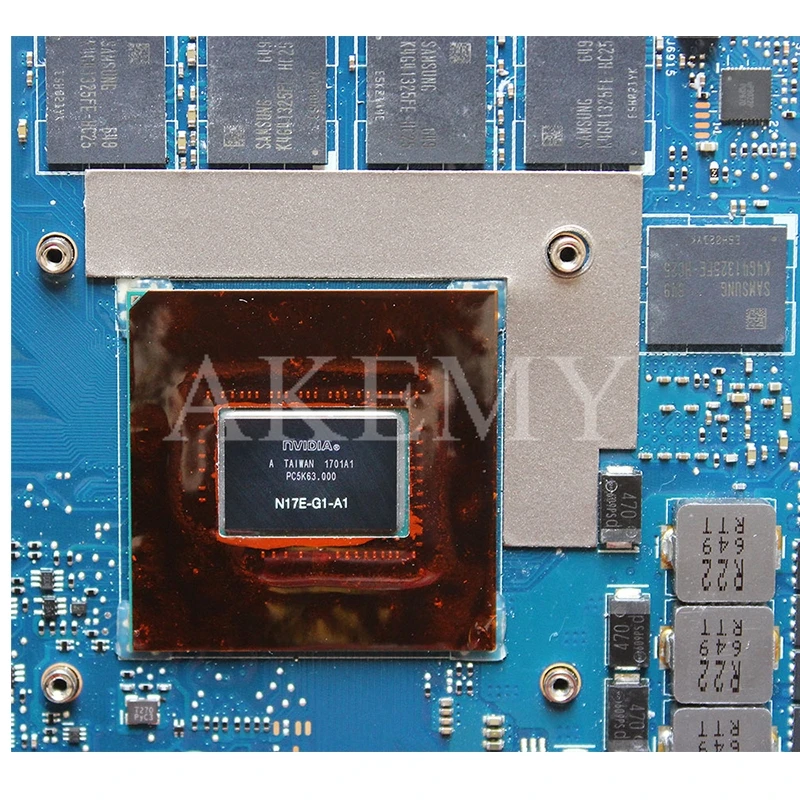  Akemy GL702VM For ASUS ROG GL702VM GL702V Laotop Mainboard GL702VM Motherboard W/ I7-6700HQ GTX1060