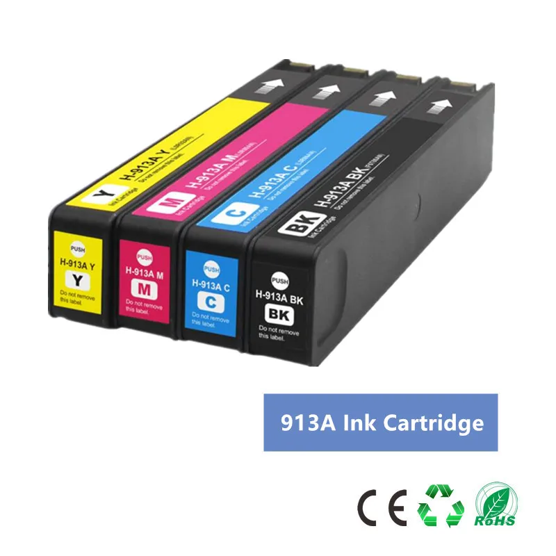 Восстановленные 913 для hp 913A переработанного чернильного картриджа для hp 913 Pro 352dw 377dw 452dn 477dn 552dw 577dw P55250dw P57750dw