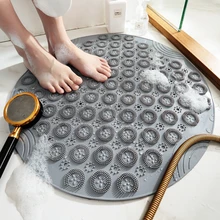 

Toilet Bath Non-slip Mat Shower Room Round Septa Bathroom Bath Mat Japanese-style Toilet Mat for Domestic Use