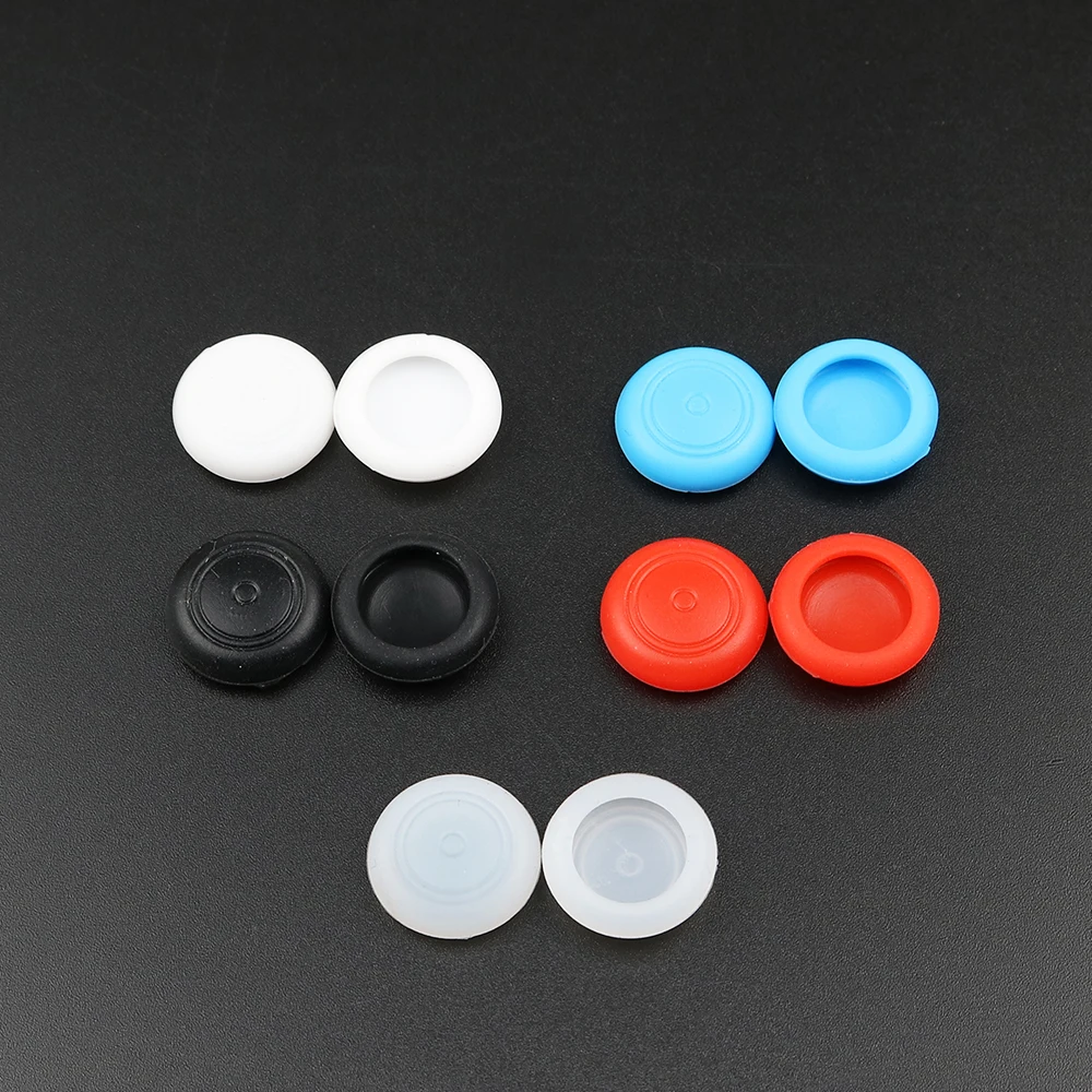 YuXi 2pcs/lot Silicone Analog Thumb Grips Caps for Nintend Switch Controller Sticks Skin For NS Joycon Thumb Cap