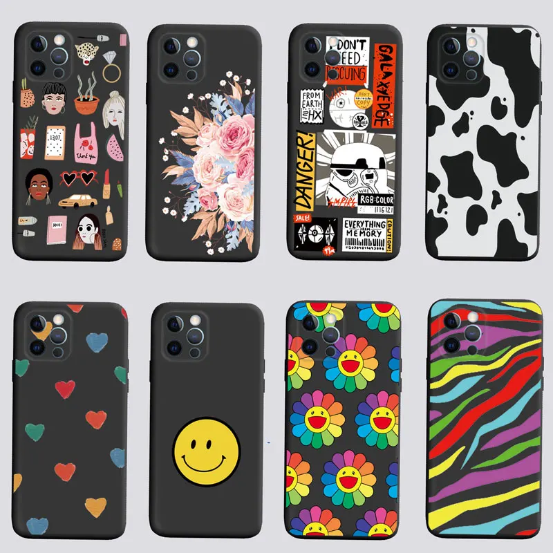 Чехол для телефона Корпус iphone 5 5s se 2 6 6s 7 8 11 IP 12 mini plus XS XR PRO MAX чехлы 4 4s Plus черные |