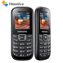 E1207 разблокированный мобильный телефон samsung E1207 E1207T 1,5 дюймов две sim-карты FM радио громкоговоритель 800 мАч батарея