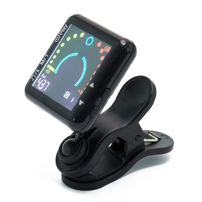 Clip-on Tuner for All Instruments Chromatic Tuning Modes Easy Carry Guitar Bass suit for guitar