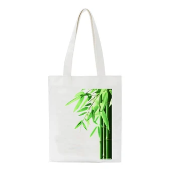 

SCCFMM Tree Image Print Ladies Shoulder Handbag Famale Student Canvas Tote Bag Shopping Travel Women Eco Reusable Shopper Bag