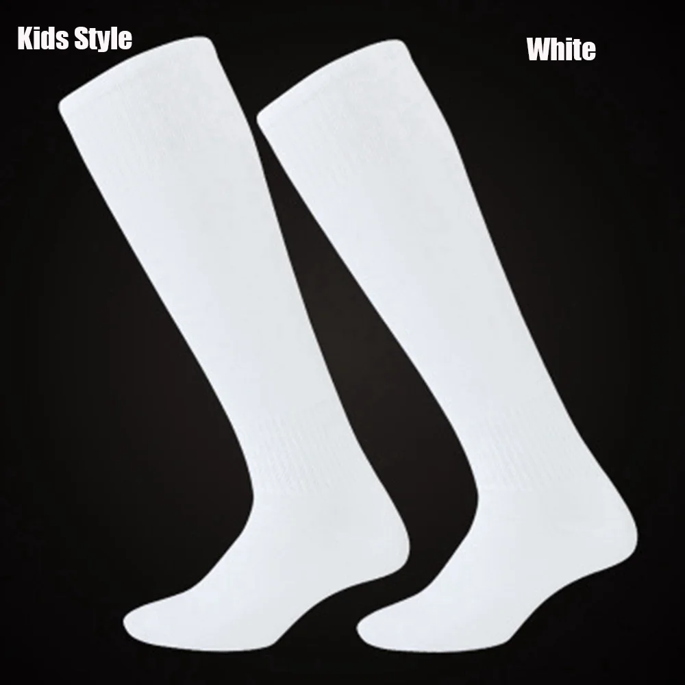 Kids Style-White 1 пара, для улицы, профессиональные, зимние, для женщин и мужчин, спортивные носки, для детей, хлопок, полиэстер, для катания на лыжах, длинные носки, для велоспорта, для бега - Color: Kids Style-White