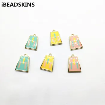 

New arrival! 24x17mm 50pcs Enamel with Zinc Alloy Trapezoid charm for Earrings parts,Accessories Earrings hand Made Jewelry DIY