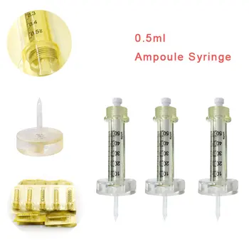 

0.5ml Ampoule Syringe Needle lip lifting For Hyaluronic Acid Gun Therapy Atomizer Water Syringe Anti-wrinkle No-Needle Injecter