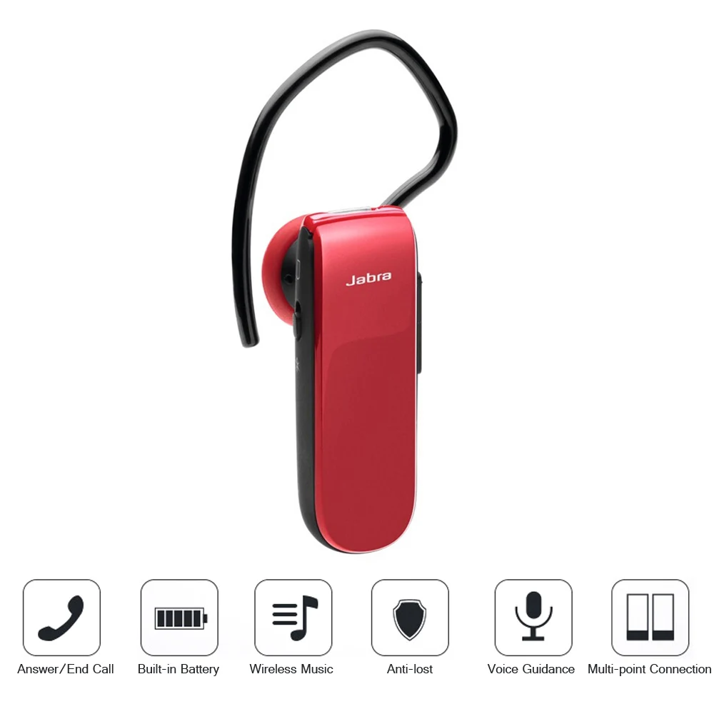 Jabra классические беспроводные Bluetooth наушники бизнес Смартфон Гарнитура одиночные наушники стерео музыка вкладыши с микрофоном