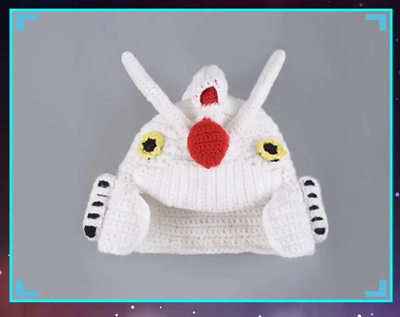 Japan Anime Mobile Suit Gundam Kido Senshi Cosplay Woolen Hat Gandamu Warm Funny Hat Cap Winter Wholesale Fashion Knitted hat