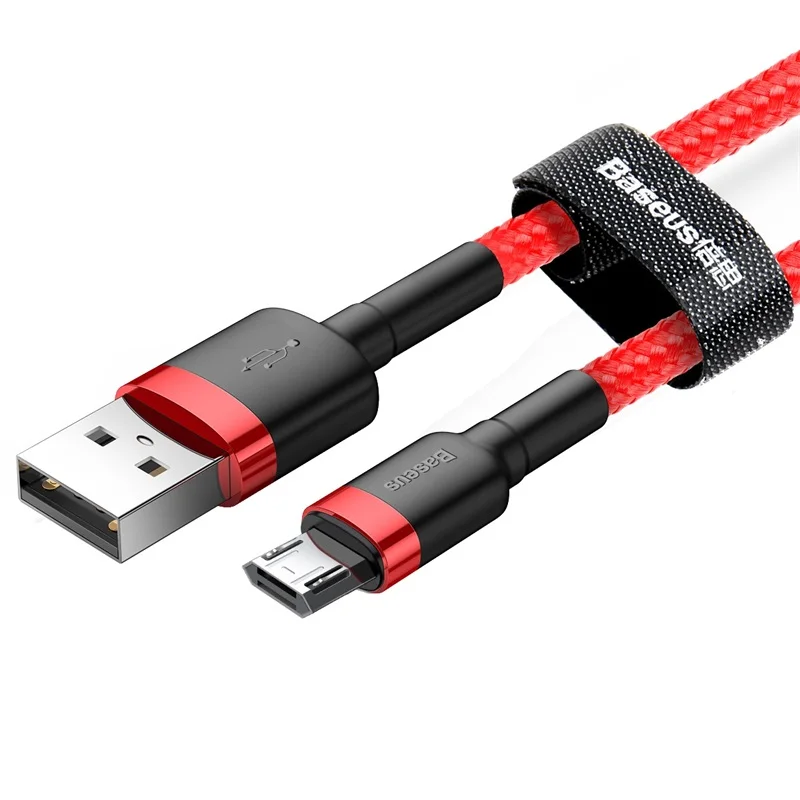 Для usb lightning зарядный кабель короткий 0,5 м 1 2 м 3 м micro usb type c кабель для мобильного телефона iPhone samsung huawei oneplus xiaomi - Цвет: Micro USB Red