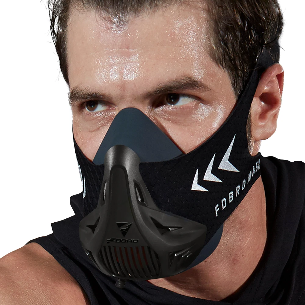 Masque d'entraînement respirant pour hommes et femmes - Masque d'élévation  de haute altitude 3.0 pour l'endurance - Masque d'entraînement cardio