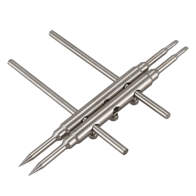 Professional Curved Tips DSLR Camera Lens Spanner Wrench Repairing Opening Tool Stainless Steel for Most DSLR Cameras