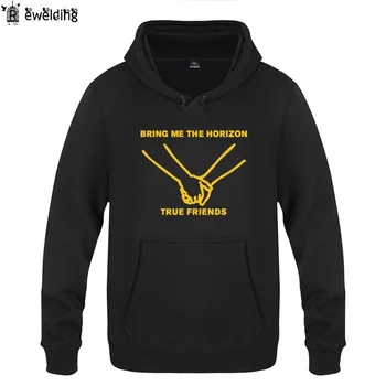 

Mens Hoodies Music Rock BRING ME THE HORIZON TRUE FRIENDS Hoodie Men Hip Hop Fleece Long Sleeve Man's Sweatshirt Skate Pullover