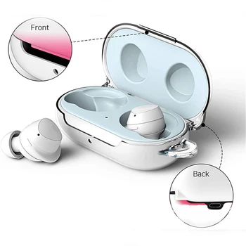 

PC Transparent Headset Protective Shell Clear Earbuds Case for Samsung Galaxy Buds/Buds+ Bluetooth Earphone Case