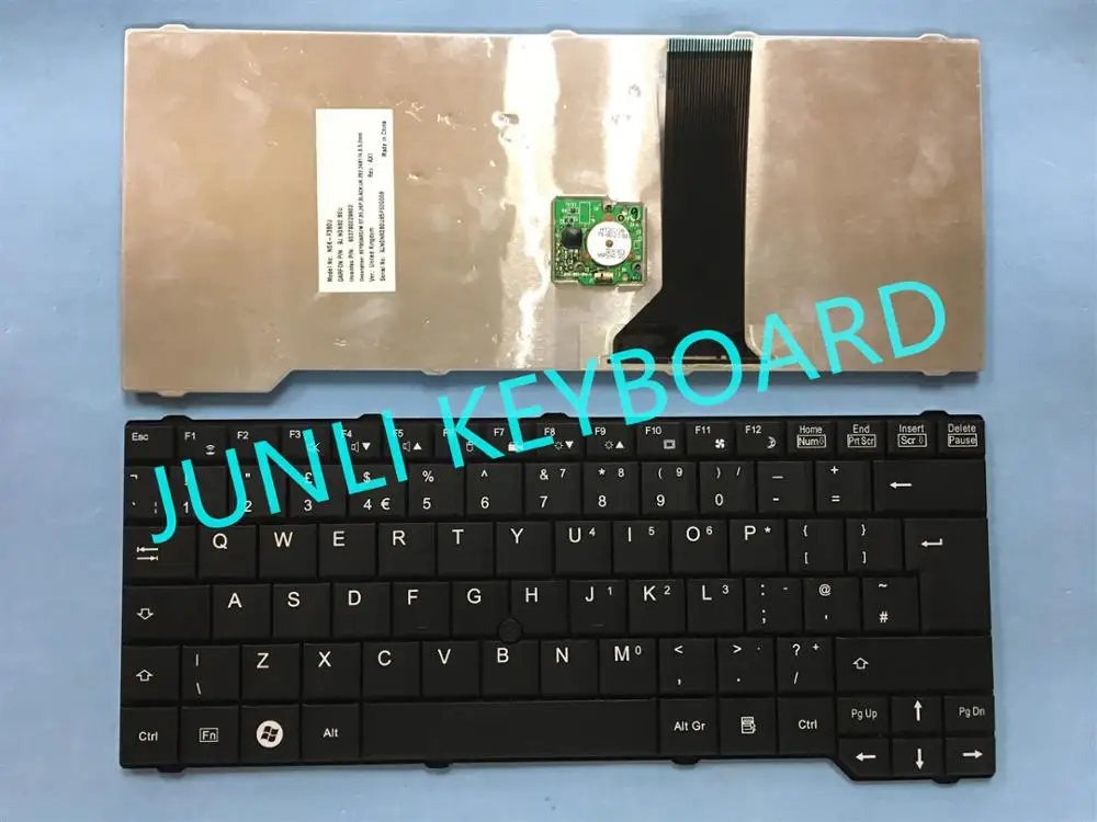JUNLI клавиатура для Fujitsu Amilo Pa3515 Pa3553 Sa3650 Li3710 Pi3540 Pi3525 V080226AK1 6037B0029702 UK W Trackpoint |