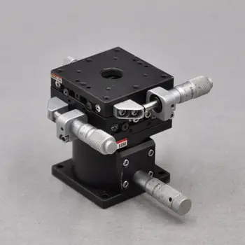 

XYZ axis TSD-605C Sigma manual precision displacement slide extended contact ball bearing guide rail type adjustment table