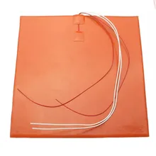 500x500 мм 110 в 1500 Вт силиконовая грелка с клейкой подложкой NTC датчик для 3d принтера