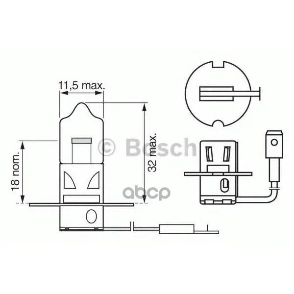Лампа Day Light Plus10 H3 Day Light Plus10 H3 Bosch арт. 1987302038
