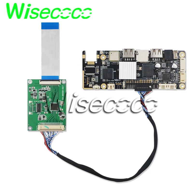 Wisecoco полка дисплей 8,8 дюймов 1920x480 растягивающийся Бар ЖК-экран HDMI дисплей с Android плата контроллера HSD088IPW1-A00 - Цвет: android board