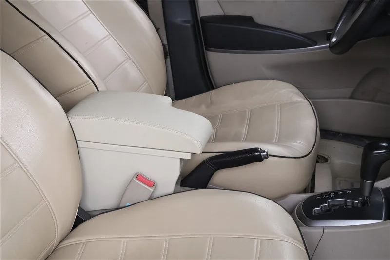 Для hyundai Solaris 2/Verna подлокотник коробка центральный магазин содержимое коробка с подстаканником пепельница автомобиль-Стайлинг аксессуар