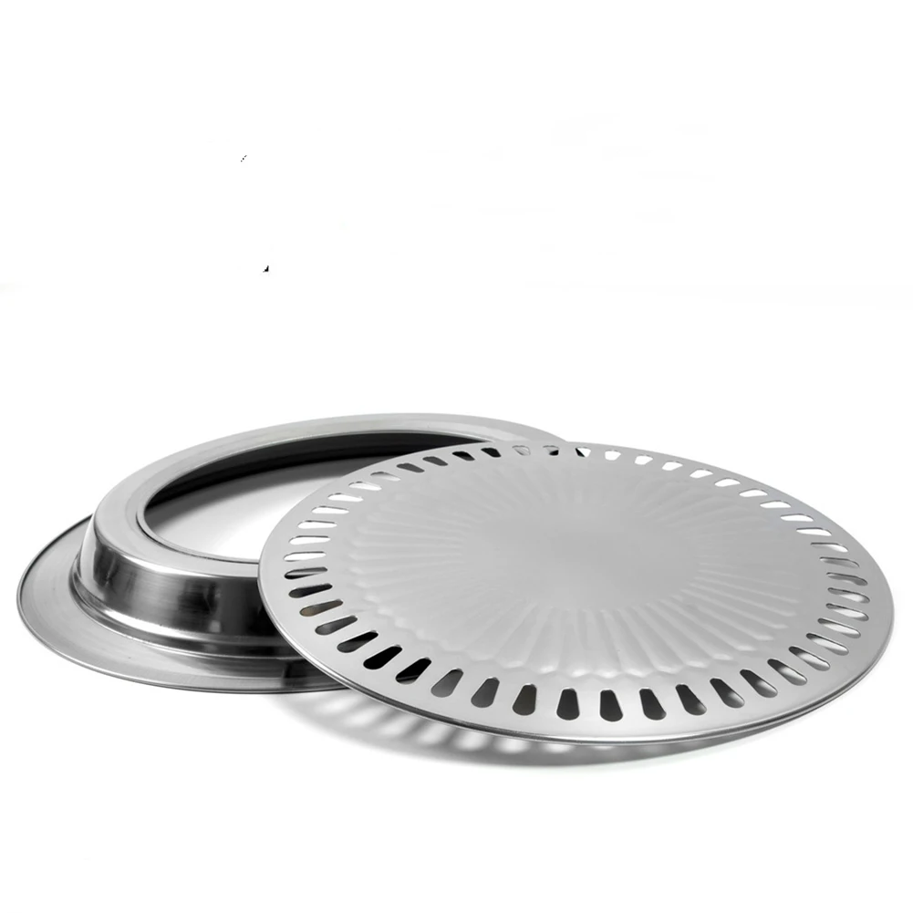 Smokeless Barbecue Grill Pan Gas Household Non-Stick Gas Stove Plate Electric Stove Baking Tray BBQ Grill Barbecue Tools Outdoor