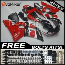 Пользовательские мотоцикла хомут для YZF-R6 1998 1999 2000 2001 2002 ABS пластик мотоциклов корпус обтекатель красный+ подарки