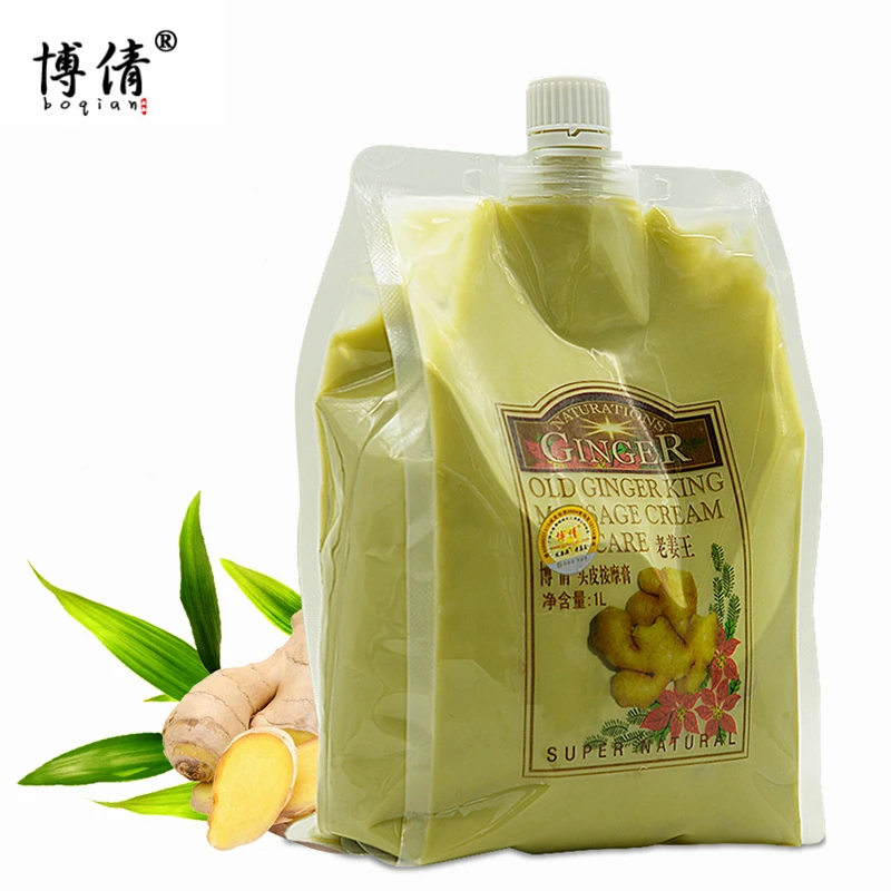 Бокиан имбирь волос и кожи головы массажный крем против перхоти питает