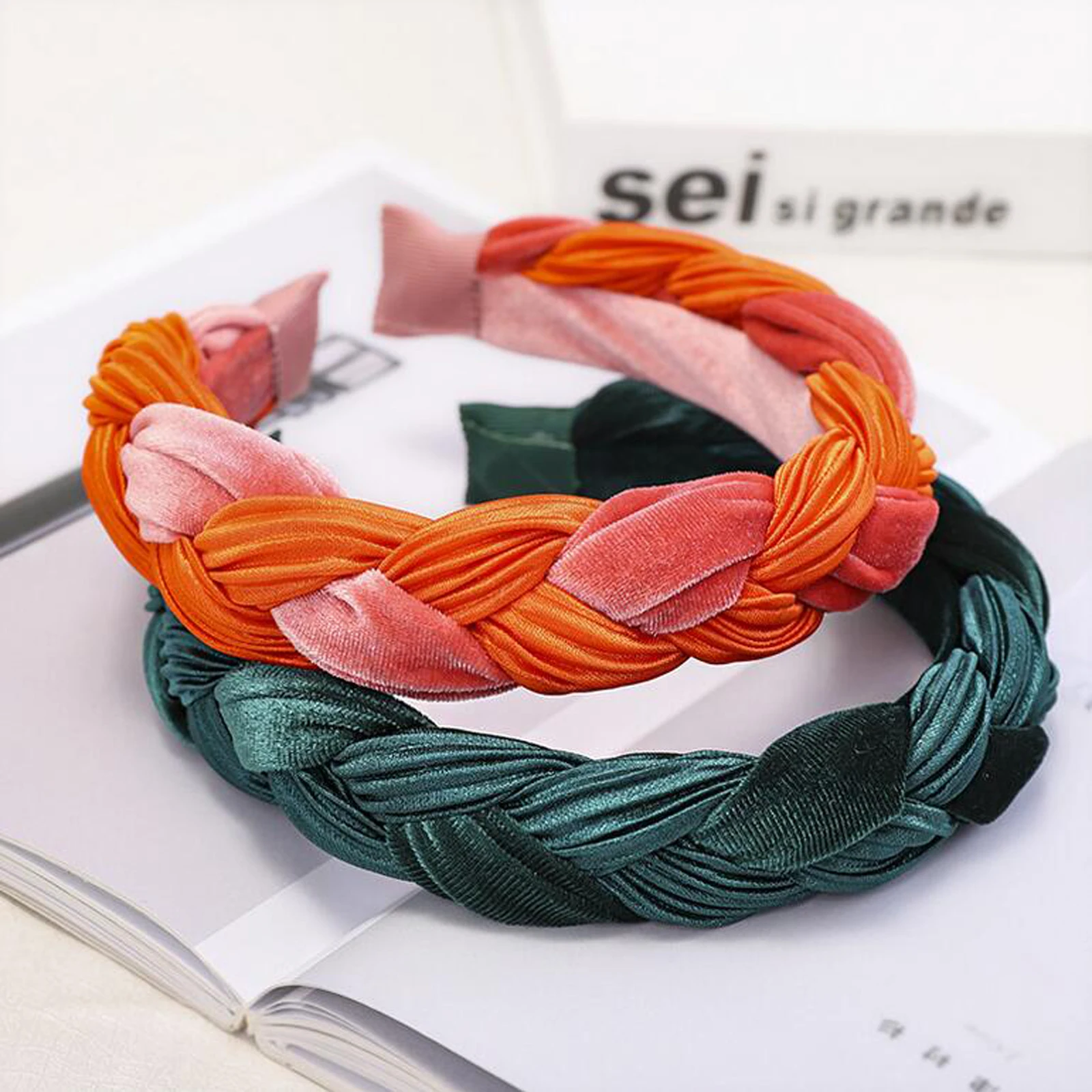 Новые модные женские тюрбан толстые фланелевые крестовые ободок с бантом для взрослых осенние головные уборы повседневные повязки для волос аксессуары для волос