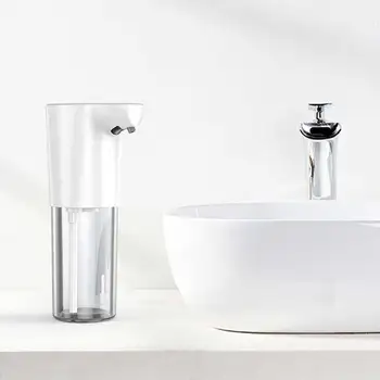 

Infrared Induction Bathroom Automatic Soap Dispenser Battery Operated Office Large Capacity Touch Free Countertop Hotel ABS