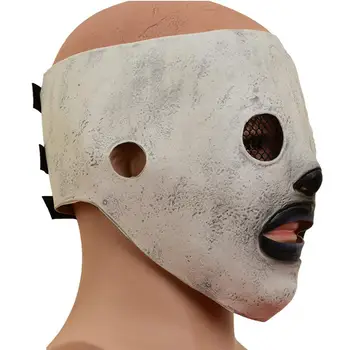 

Halloween Slipknot Mask Latex Scary Breathable Cosplay MaskAdjustable Buckle for Adults teens Performance Props Party Decoration