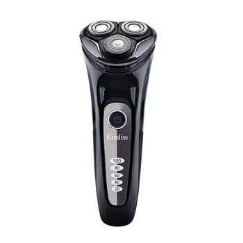 

Electric Razor Rotary Rechargeable Electric Shaver 100% Waterproof IPX7 Shavers for Men Wet Dry with Pop-up Trimmer