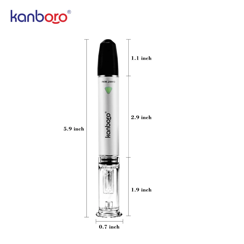 Kanboro Giant Mini 650MAh Vape ручка испаритель ручка керамическая нагревательная электронная сигарета