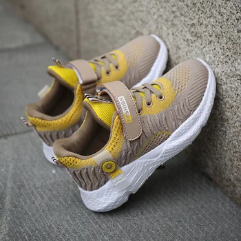 

Summer Fashion Kids Sneakers Boys Girls Breathable Mesh Sport Running Shoes Slip-on Children Light Casual Shoes Tenis Infantil